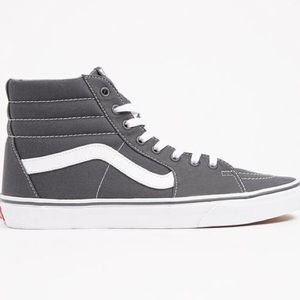 Gray high top VANS